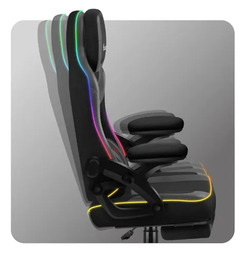 Fotel HUZARO Force 4.6 RGB Czarny