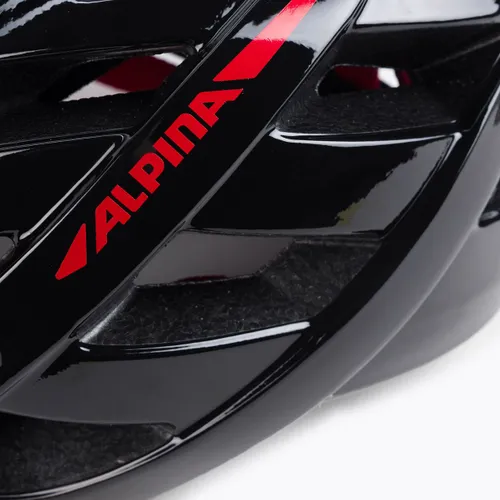Kask rowerowy Alpina Panoma 2.0 black/red gloss