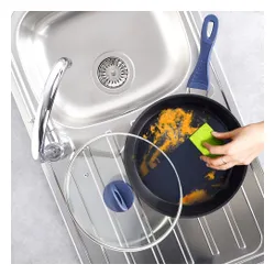 Patelnia diamentowa nieprzywierająca ze szklaną pokrywką DIAMANT 28 cm