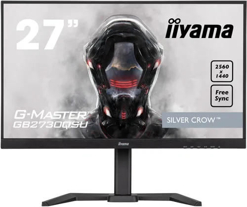 Monitor iiyama G-Master Silver Crow GB2730QSU-B5 27" 2K TN 75Hz 1ms Gamingowy