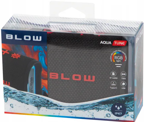 Głośnik mobilny BLOW Aqua Tune Radio FM Czarny