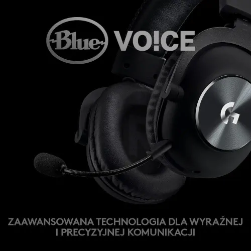 Słuchawki przewodowe z mikrofonem Logitech G Pro X Nauszne Czarny + stojak