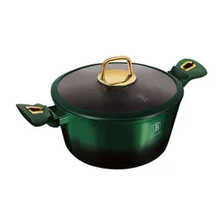 Garnek tytanowy 6.1L 28cm BERLINGER HAUS Metallic Line Emerald BH-6059
