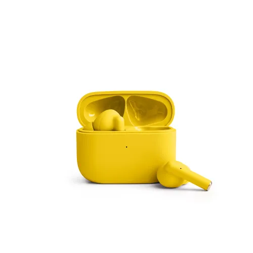 Słuchawki bezprzewodowe Colorum CTWS-02 Yelloa Dokanałowe Bluetooth 5.3 Żółty