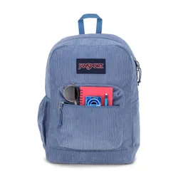 Рюкзак JanSport Cross Town Plus Remix - элементарный синий вельвет