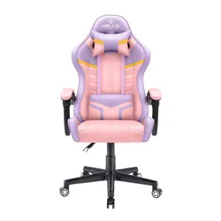 Fotel HELL'S CHAIR HC- 1004 Kids Colorful Różowo-fioletowy