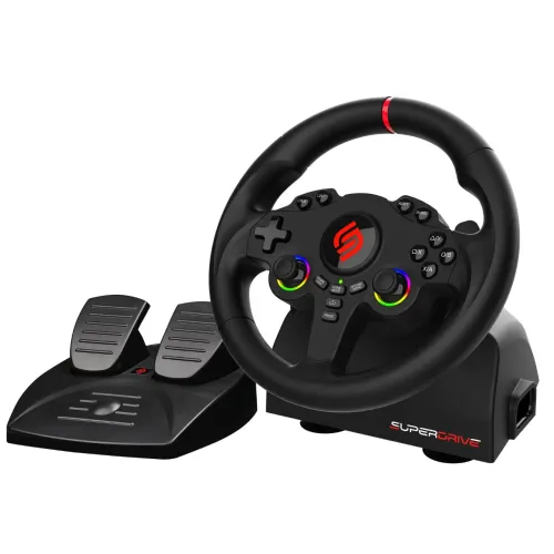 Kierownica Subsonic SuperDrive 220 RS z pedałami do PC, PS4, Xbox, Switch, Switch 2