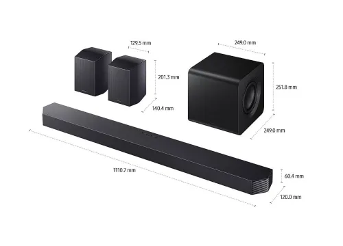 Soundbar Samsung HW-Q930F 9.1.4 Wi-Fi Bluetooth AirPlay Chromecast Dolby Atmos