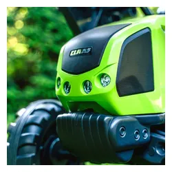 Falk Traktor Na Pedały Z Łyżką I Przyczepką Zielony Claas Od 3 Lat