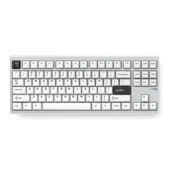 Klawiatura mechaniczna MCHOSE GX87 Ultra Vintage White Srebrny