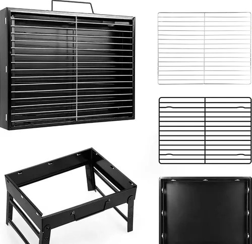 Grill węglowy EXTRALINK GL-640 Turystyczny 35 x 27 cm