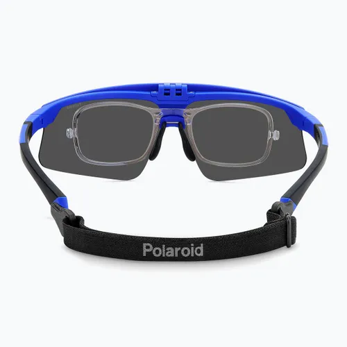 Polaroid PLD 7056/CI/S матовые синие/синее зеркало поляризованные мужские солнцезащитные очки
