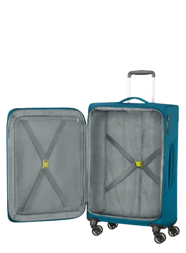 Средний расширенный чемодан American Tourister SummerFunk-teal