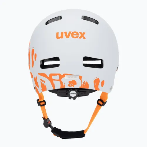 Kask dziecięcy UVEX Kid 3 CC dirtbike light grey/orange