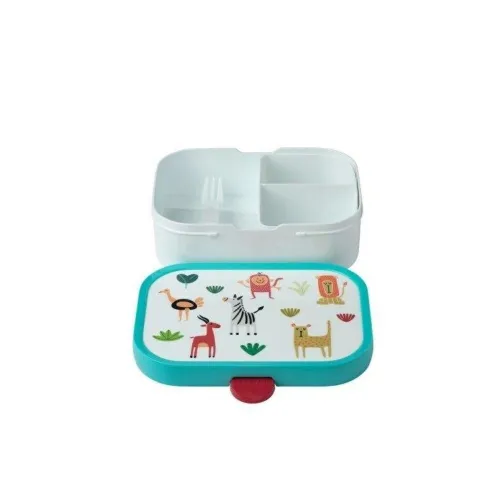 Zestaw dziecięcy bidon i lunchbox Campus Mepal - animal friends