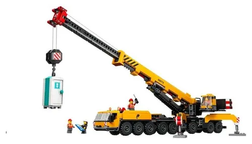 Конструктор LEGO City 60409 желтый подвижный кран