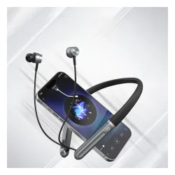 Słuchawki bezprzewodowe Manta MNH02 Olympic II Dokanałowe Bluetooth 5.3 Czarny