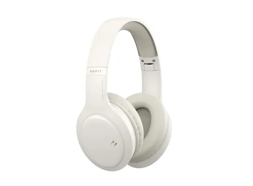 Słuchawki bezprzewodowe Havit H633BT Nauszne Bluetooth 5.3 Beżowy