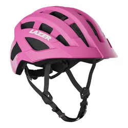 Kask rowerowy LAZER J2 Różowy dla Dzieci z możliwością zamontowania lampki (rozmiar 50-56)