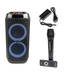 Power Audio Manta SPK5310PRO 120W Bluetooth Radio FM Mikrofon Karaoke Czarny