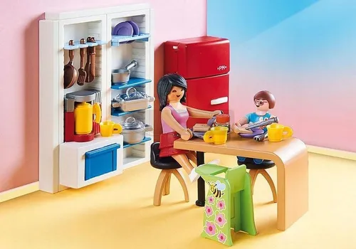 Playmobil Zestaw z figurkami Dollhouse 70206 Rodzinna kuchnia