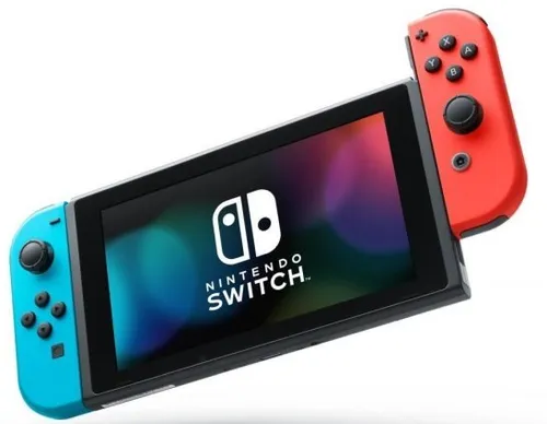 Konsola NINTENDO Switch HAC-001(-01) + Kontroler Switch Czerwono-niebieski