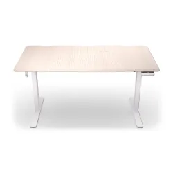 Biurko Endorfy Atlas L Electric Light Wood 150cm Regulacja wysokości Jasne drewno