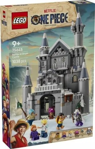 LEGO ONE PIECE 75645 Bitwa pod zamkiem Drum, zestaw klocków 9+