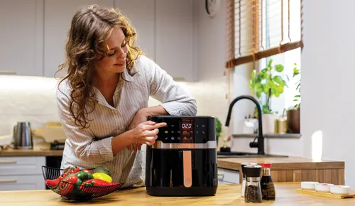 Air Fryer Frytkownica beztłuszczowa PURENO Air 650 6.5l z 10 automatycznymi programami i okienkiem do obserwacji postępów gotowania