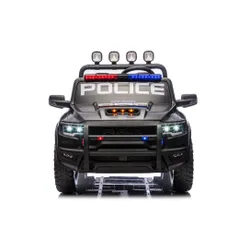 Auto Na Akumulator Dla Dzieci Dodge Ram Policja Zb629-F 4X4 LED Eva Skóra