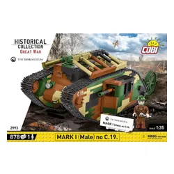 Cobi Klocki Klocki Mark I Male NO C.19 878 klocków
