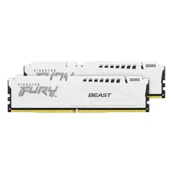 Pamięć RAM Kingston FURY Beast DDR5 32GB (2 x 16GB) 5200 CL36 Biały