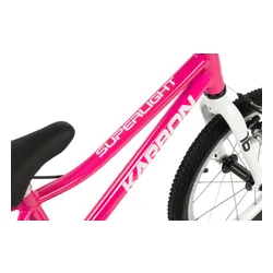 Rower dziecięcy KARBON Superlight Automatic 16 cali dla dziewczynki Różowy