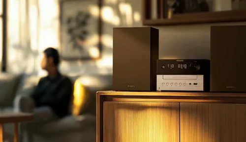 Wieża Philips TAM3205M2/12 20W Bluetooth Radio FM Czarno-srebrny