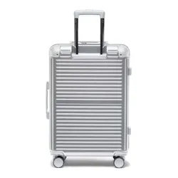 Walizka średnia Puccini Dallas - srebrny