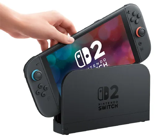 Konsola NINTENDO Switch 2 V2 z wymienną baterią Czarny