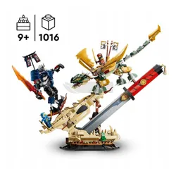 LEGO Ninjago 71871 Bitwa o Smocze Ostrze, zestaw klocków 9+