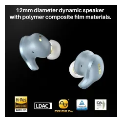 Słuchawki bezprzewodowe Tozo Golden X1 Dokanałowe Bluetooth 5.3 Niebieski