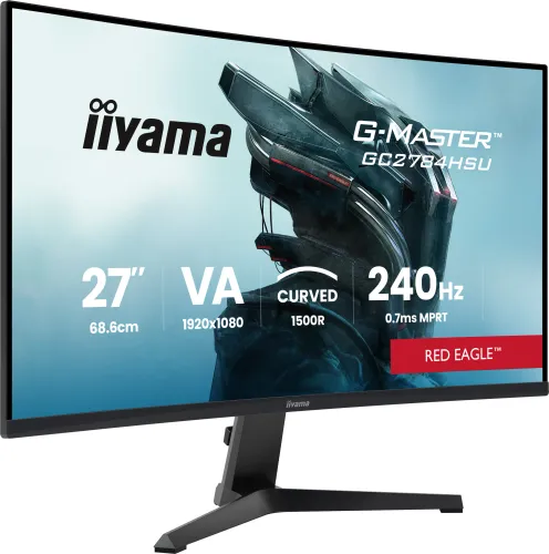 Monitor iiyama G-Master GC2784HSU-B1 27" Full HD VA 240Hz 0,7ms MPRT Zakrzywiony Gamingowy