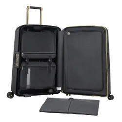 Walizka średnia Samsonite S'Cure DLX - black/gold