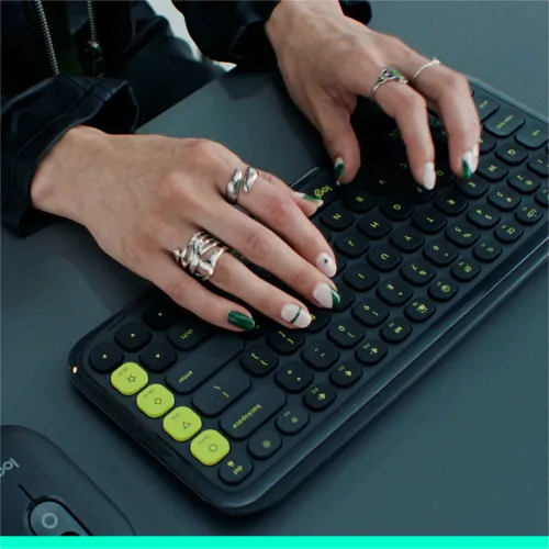 Klawiatura membranowa Logitech POP Icon Keys Grafitowy