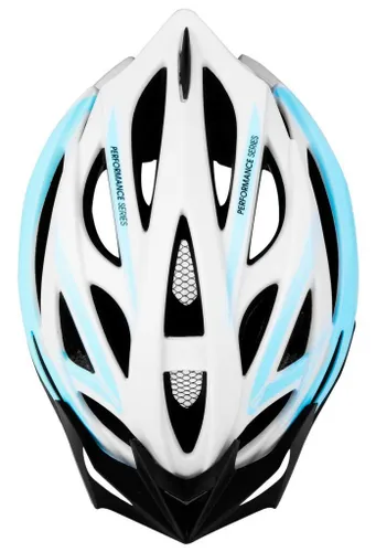 Kask rowerowy SPOKEY Femme Biało-niebieski MTB (rozmiar M)