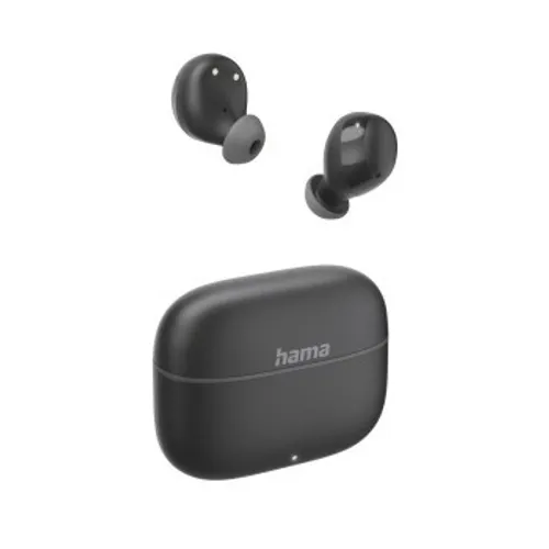 Słuchawki bezprzewodowe Hama Freedom Buddy II TWS Dokanałowe Bluetooth 5.4 Czarny