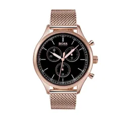 Boss Companion Saatler 1513548 Rose Gold / Black