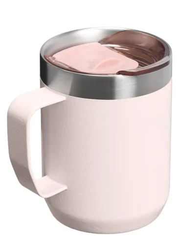 Kubek termiczny z pokrywką Stanley Everyday Camp Mug 0,23 l - hammertone rose quartz