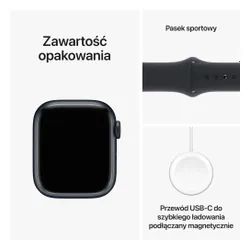 Apple Watch 9 GPS 41 мм алюминиевый Север / Север Спортивный ремешок M / L