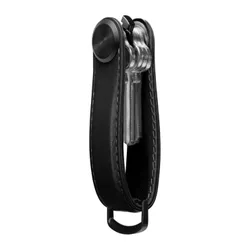 Skórzane etui organizer na klucze Orbitkey Key Organiser Pro Leather - blackout