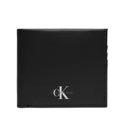 Большой мужской кошелек Calvin Klein Jeans Monogram Soft Bifold с монетой K50k511456 Black BEH