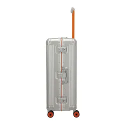 Walizka aluminiowa duża Travelite Next 75 Years Edition - silver / orange