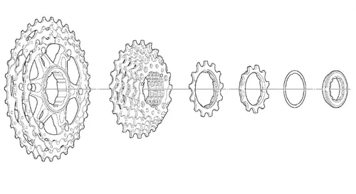 Shimano SLX CS-HG81 Kaset